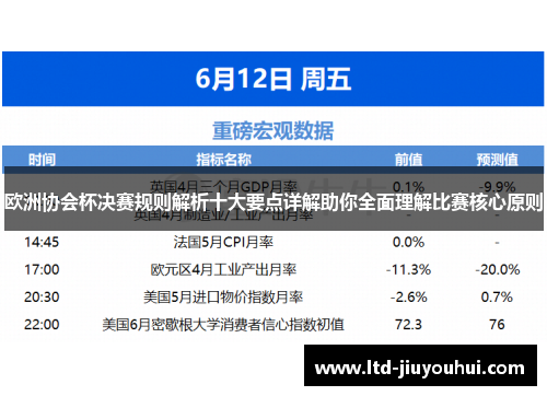 欧洲协会杯决赛规则解析十大要点详解助你全面理解比赛核心原则