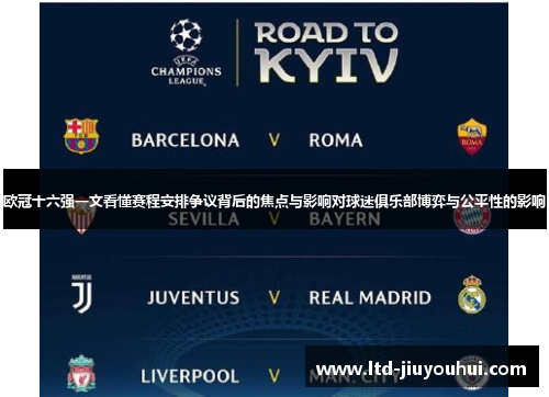 欧冠十六强一文看懂赛程安排争议背后的焦点与影响对球迷俱乐部博弈与公平性的影响